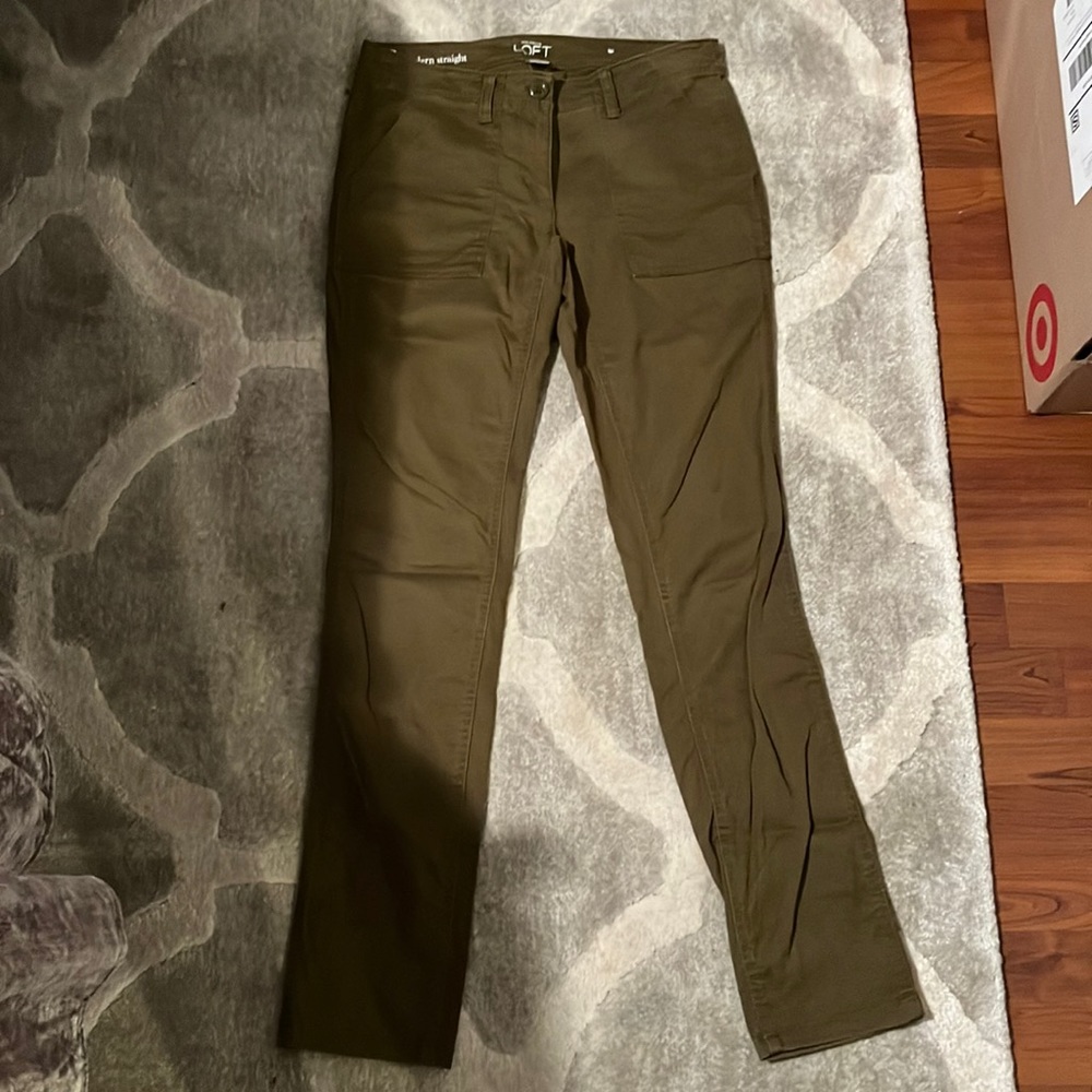 Loft modern straight pants - Picture 2 of 4